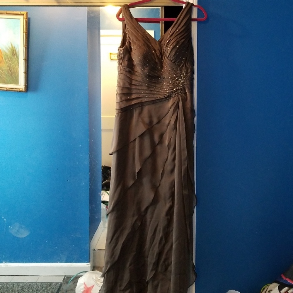 A beautiful long dress for prom